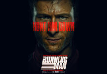 Upcoming Movies: The Running Man (2025) Glen Powell as Ben Richards in “The Running Man”
